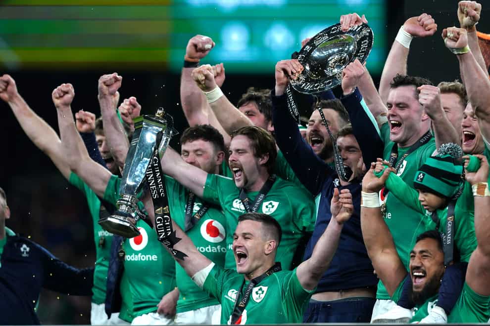 Ireland are the Grand Slam champions (Brian Lawless/PA)