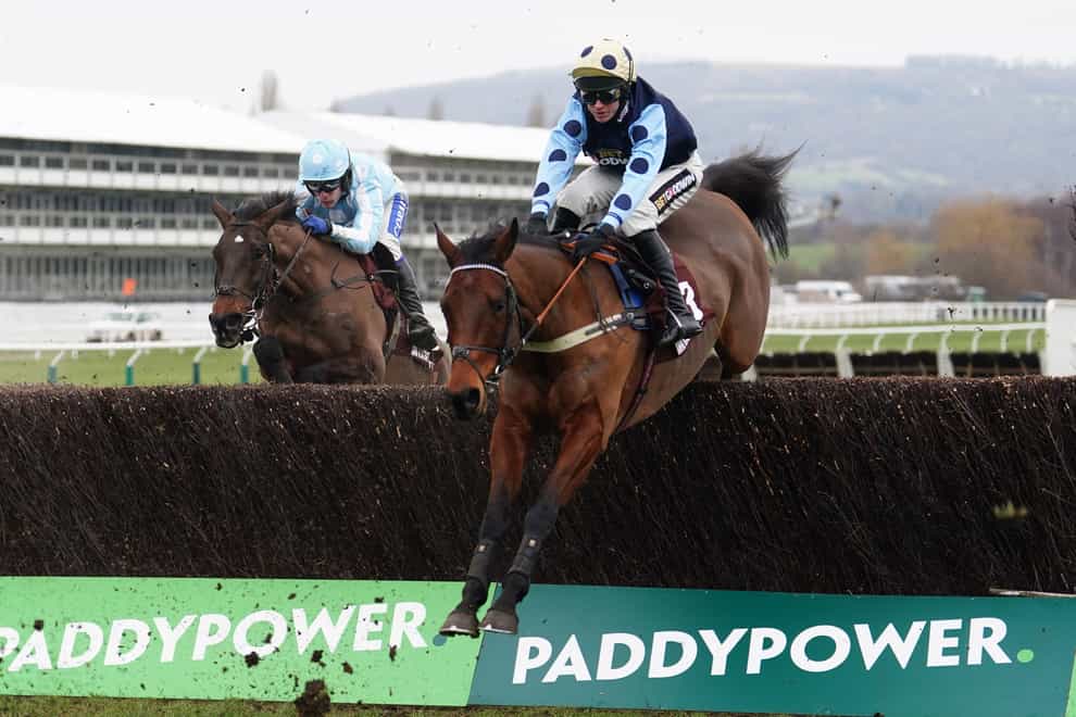 Edwardstone ridden by Tom Cannon during the Albert Bartlett Clarence House Chase during Festival Trials Day at Cheltenham Racecourse. Picture date: Saturday January 28, 2023. (David Davies/PA)