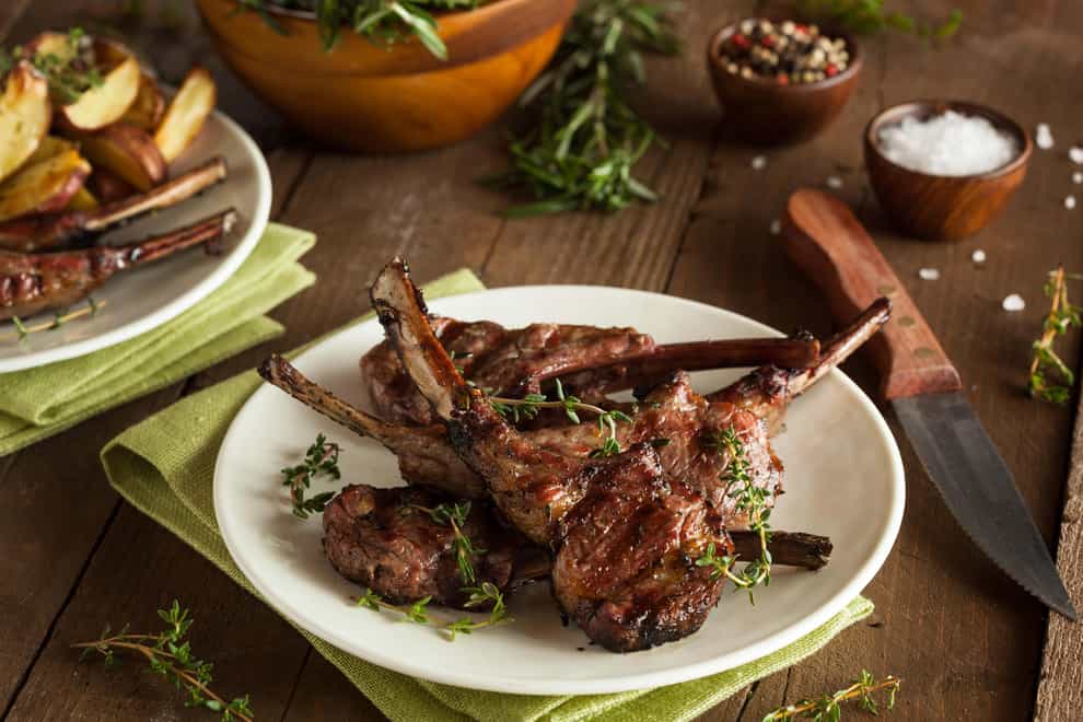 Food writer Su Scott recommends cooking up lamb chops with spring flavours (Alamy/PA)