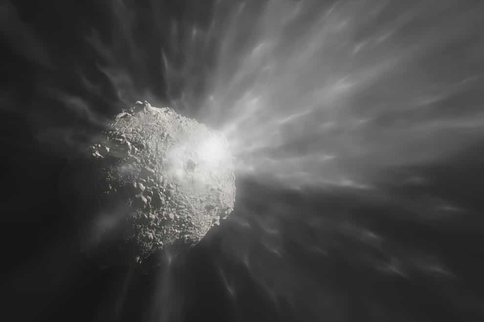 Astronomers have observed the aftermath of a Nasa mission to crash a spacecraft into an asteroid (ESO/M. Kornmesser)