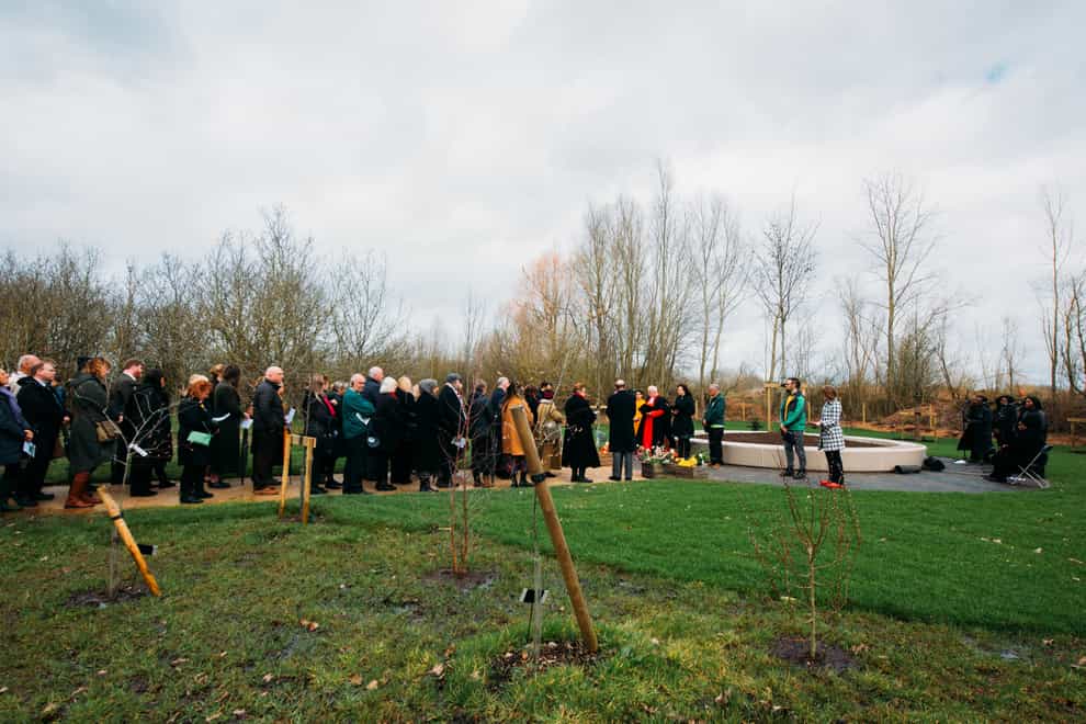 The glade is part of a wider plan to mark the pandemic (National Memorial Arboretum/PA)