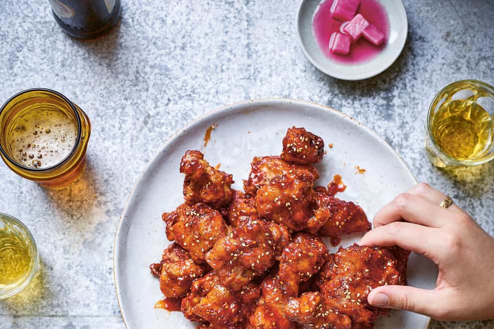 Korean fried chicken from Rice Table (Toby Scott/PA)