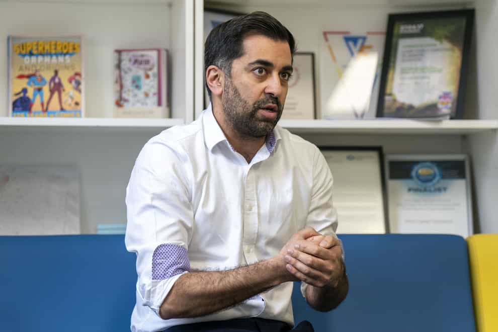 Humza Yousaf has unveiled a women’s manifesto as part of his bid to become the next SNP leader and Scotland’s new first minister.(Jane Barlow/PA)