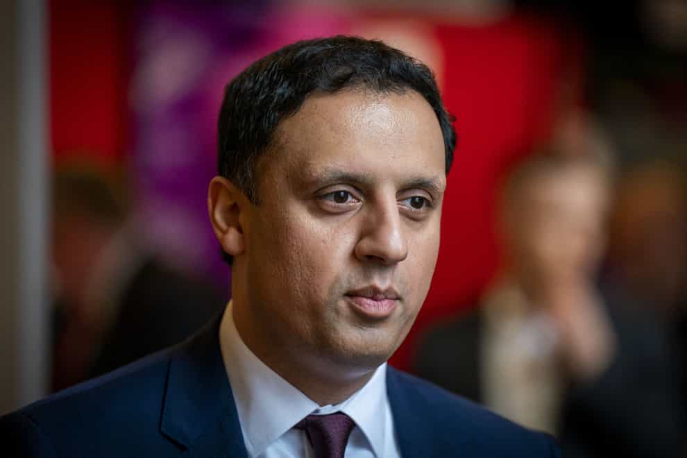 Scottish Labour leader Anas Sarwar has called for an election once the SNP has a new leader (Jane Barlow/PA)
