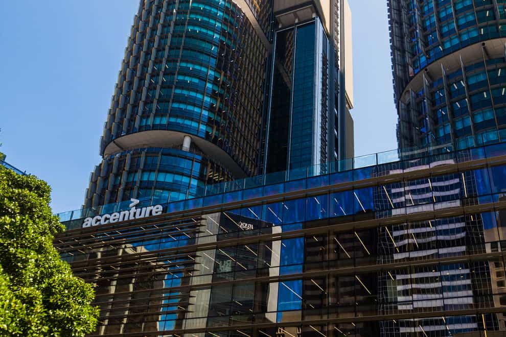 Consulting firm Accenture has revealed it is axing around 19,000 jobs across its worldwide workforce, including the UK, over the next 18 months (Paul Lovelace/Alamy/PA)