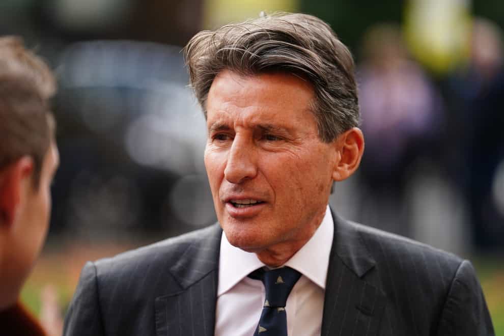 Russian athletes will remain barred from top-level track and field events for the foreseeable future, World Athletics president Lord Coe has said (Mike Egerton/PA)