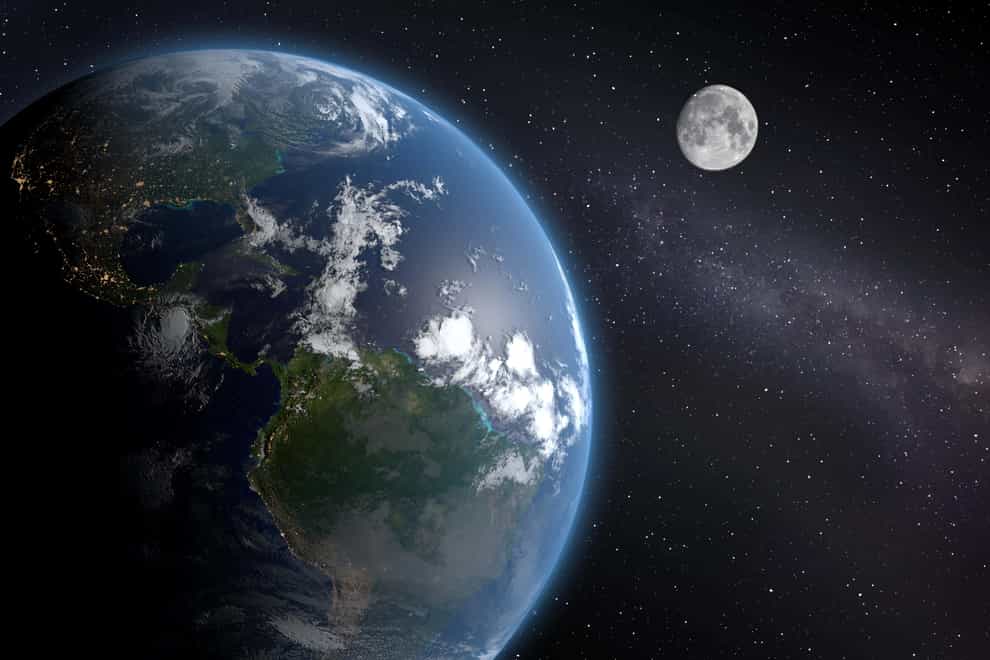 An asteroid will travel harmlessly between Earth and the moon’s orbit (Alamy/PA)