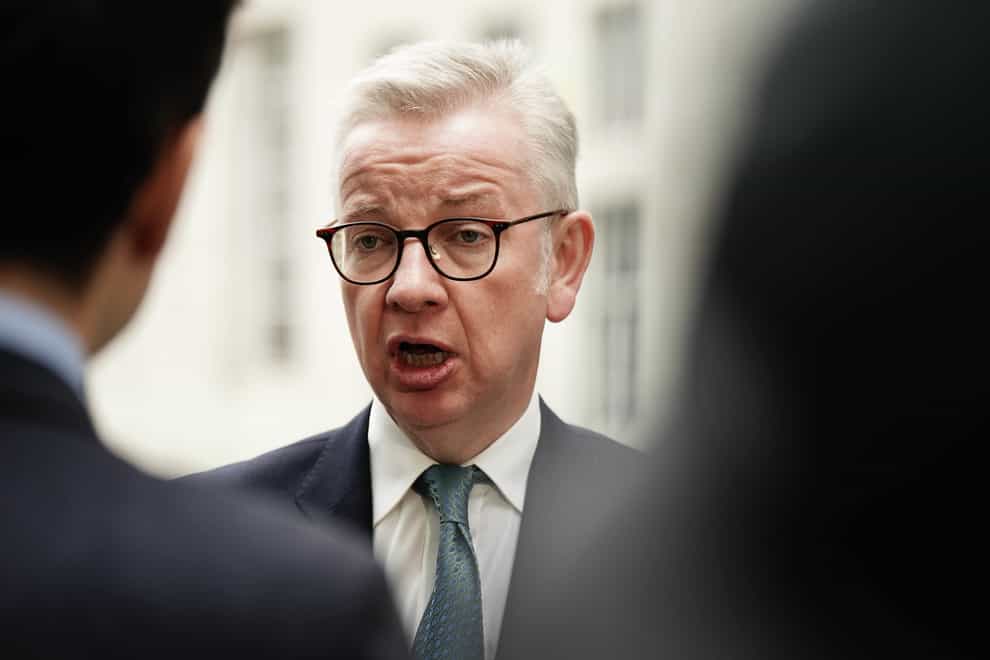 Michael Gove four more companies have signed up to post-Grenfell building safety contracts (Aaron Chown/PA)