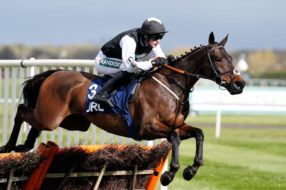 Flooring Porter in action at Aintree last year (Mike Egerton/PA)