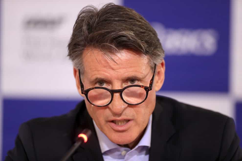 Lord Coe announced a ban on transgender athletes competing in female categories on Thursday (Mike Egerton/PA)