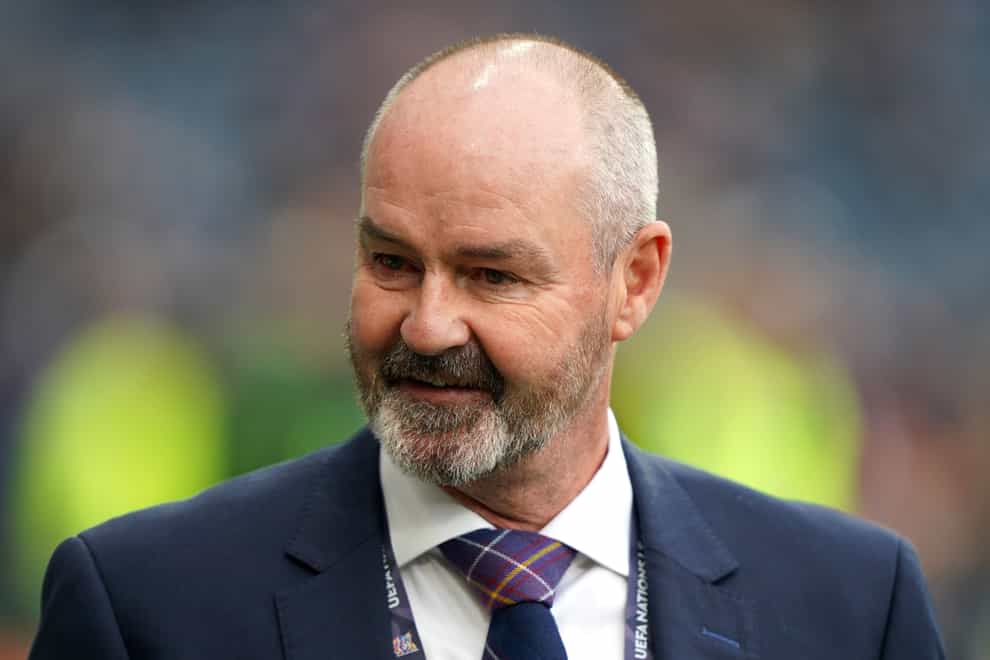 Settled Steve Clarke signs a new contract with Scotland (Andrew Milligan/PA)