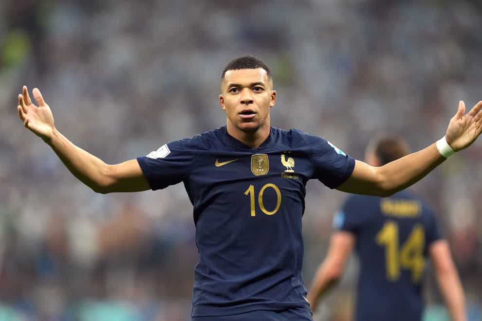Kylian Mbappe scored twice to get France’s Euro 2024 qualifying campaign off to a perfect start against the Netherlands (Martin Rickett/PA)