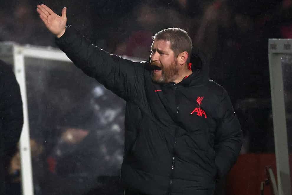 Liverpool manager Matt Beard thought it was “crazy” that his side had a goal disallowed (Steven Paston/PA)