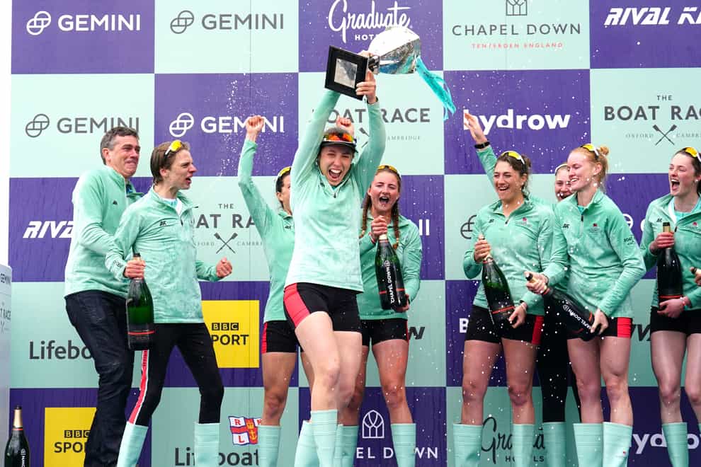 Olympic champion Grace Prendergast won the 2022 Boat Race with Cambridge (Adam Davy/PA)