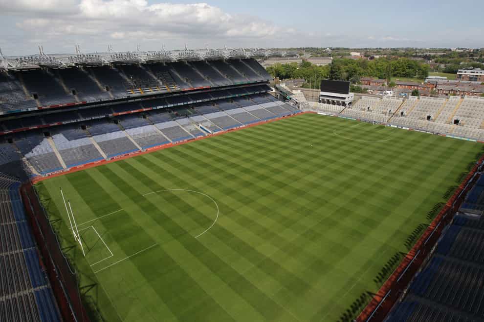 Croke Park could host games if a combined British and Irish bid for Euro 2028 is successful (Niall Carson/PA)