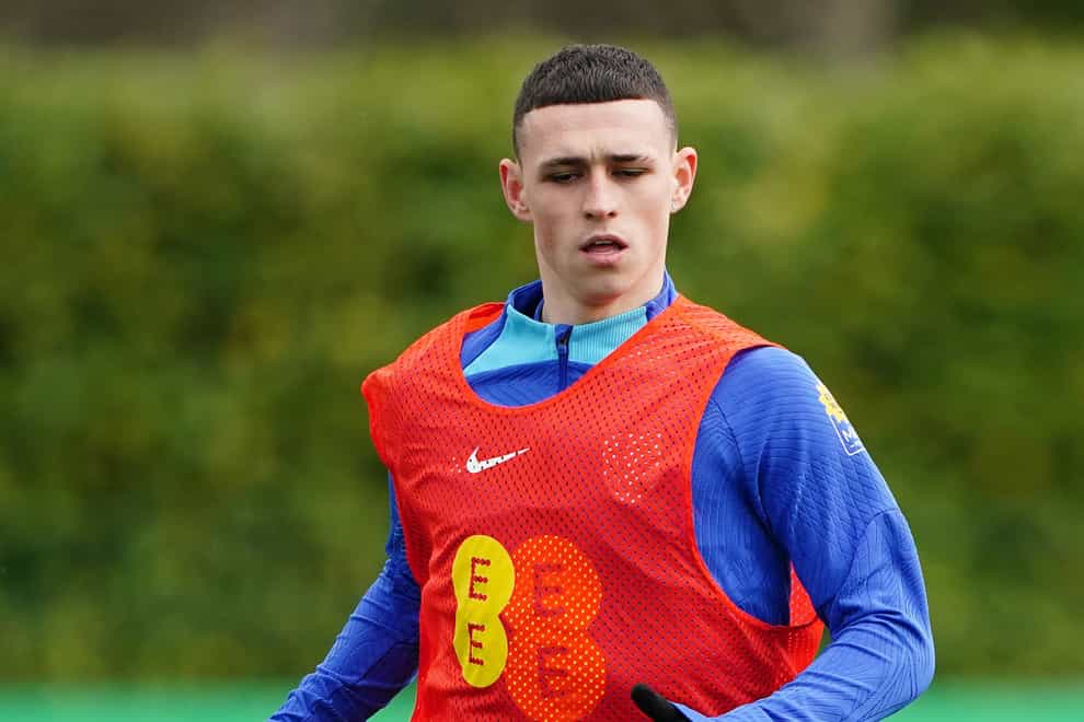 Phil Foden had his appendix removed on Sunday morning (Zac Goodwin/PA)