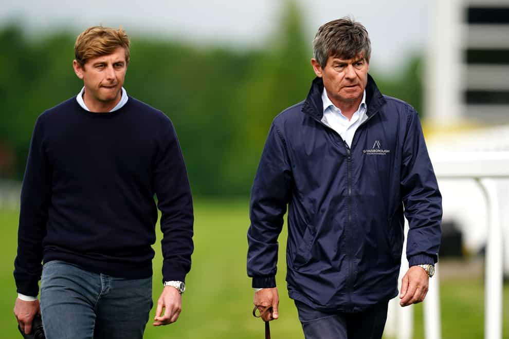Ed Crisford (right), who trains in partnership with father Simon (right) will plot a course to the Breeders’ Cup with Algiers (John Walton/PA)
