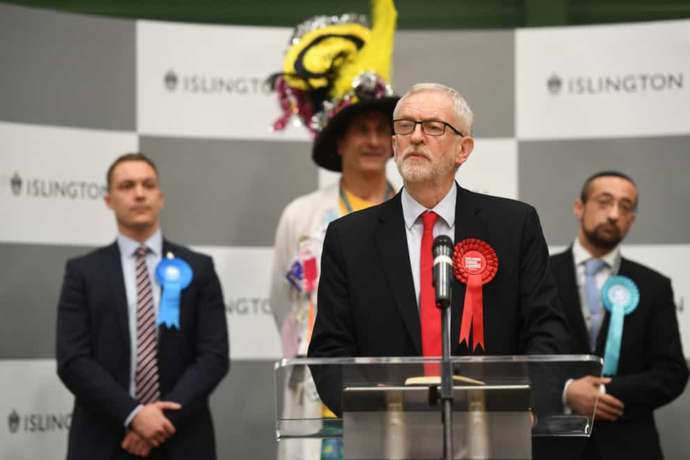 Jeremy Corbyn has won the London seat of Islington North for Labour at each of the last 10 general elections and often by a comfortable margin (Joe Giddens/PA)
