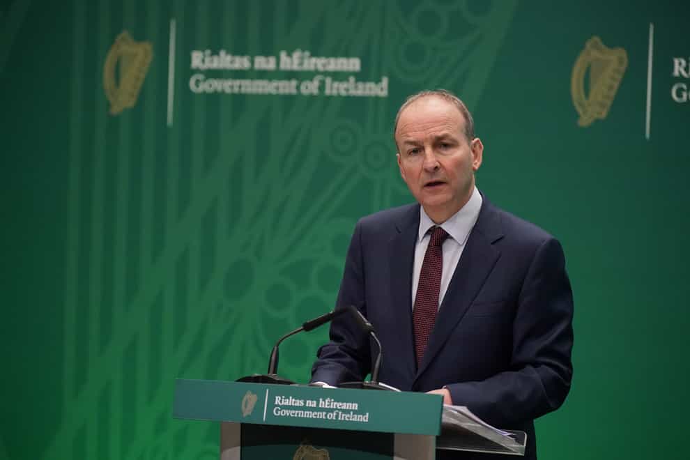Micheal Martin praised the men and women who came forward to share what happened to them (Niall Carson/PA)