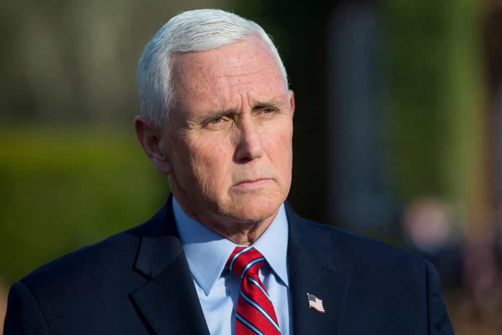 Mike Pence has been ordered to testify before a grand jury (Scott P. Yates/The Roanoke Times via AP, File)