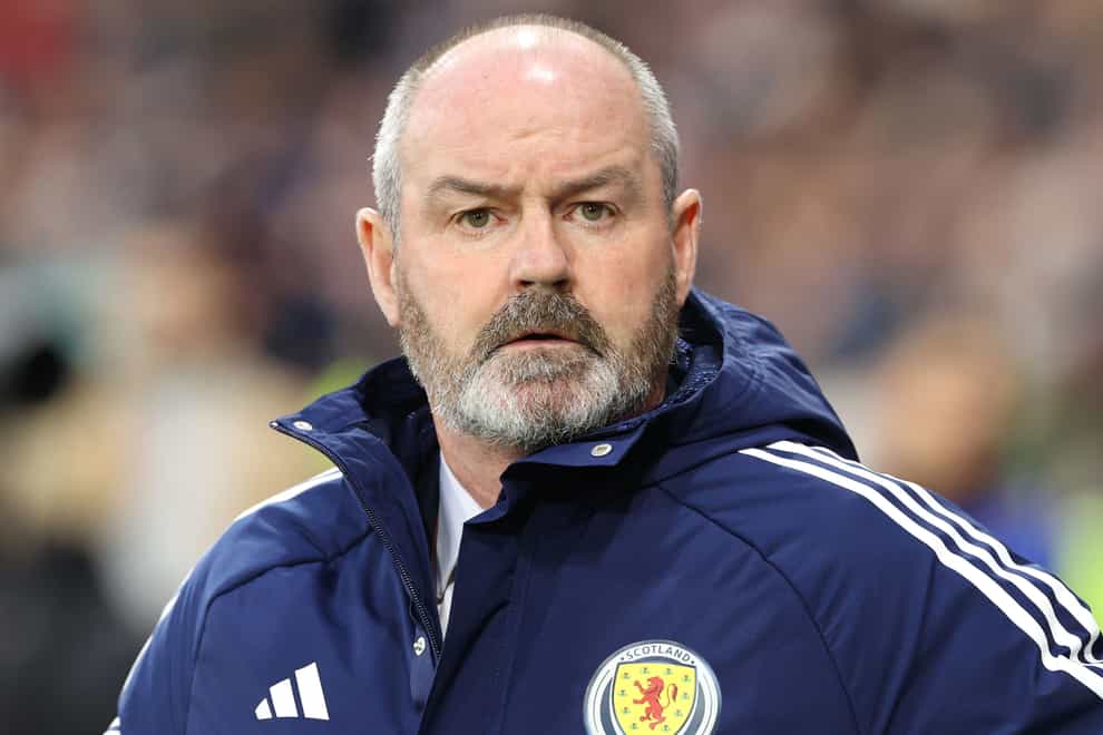 Steve Clarke watches Scotland go top of Euro qualifying group (Steve Welsh/PA)