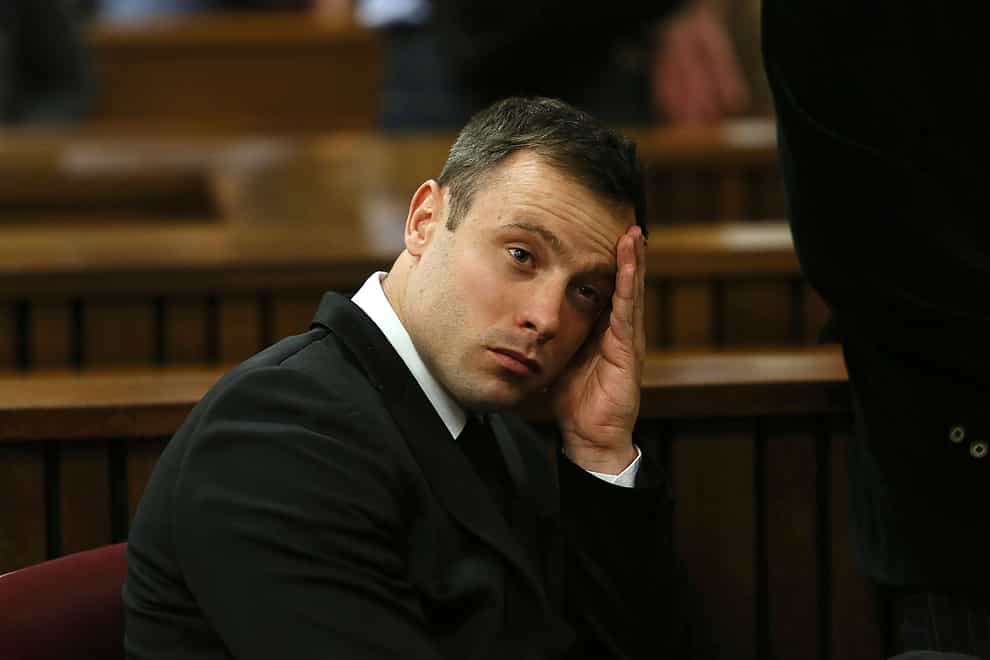Oscar Pistorius (Alon Skuy/Pool Photo via AP, file)