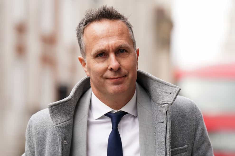 Michael Vaughan arrives at the Cricket Discipline Commission panel hearing on March 3 (James Manning/PA)