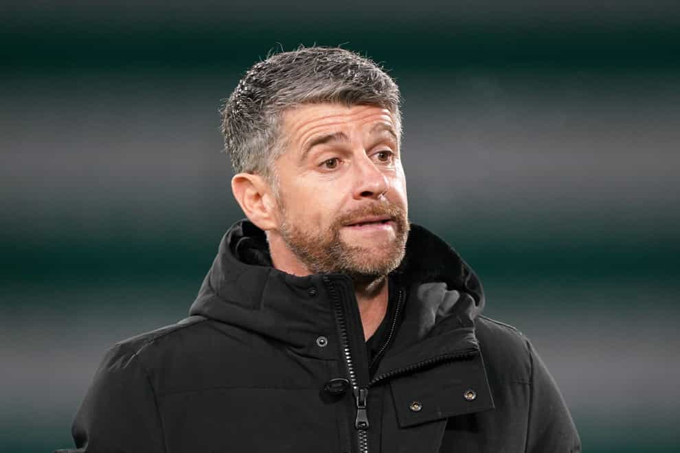 St Mirren manager Stephen Robinson wants referees wired for sound (Andrew Milligan/PA)