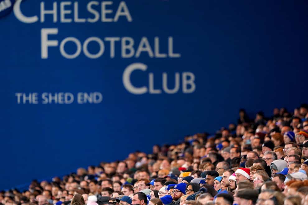 Chelsea condemned ‘inappropriate chants’ during the game against Liverpool (Zac Goodwin/PA)