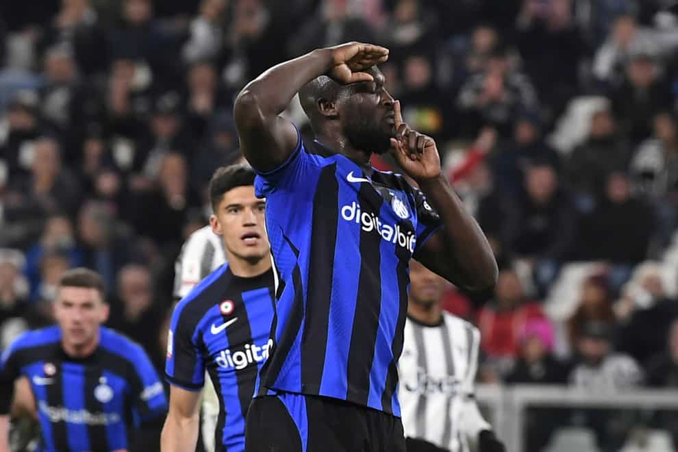 Inter Milan’s Romelu Lukaku was racially abused on Tuesday evening (Fabio Ferrari/LaPresse/AP)