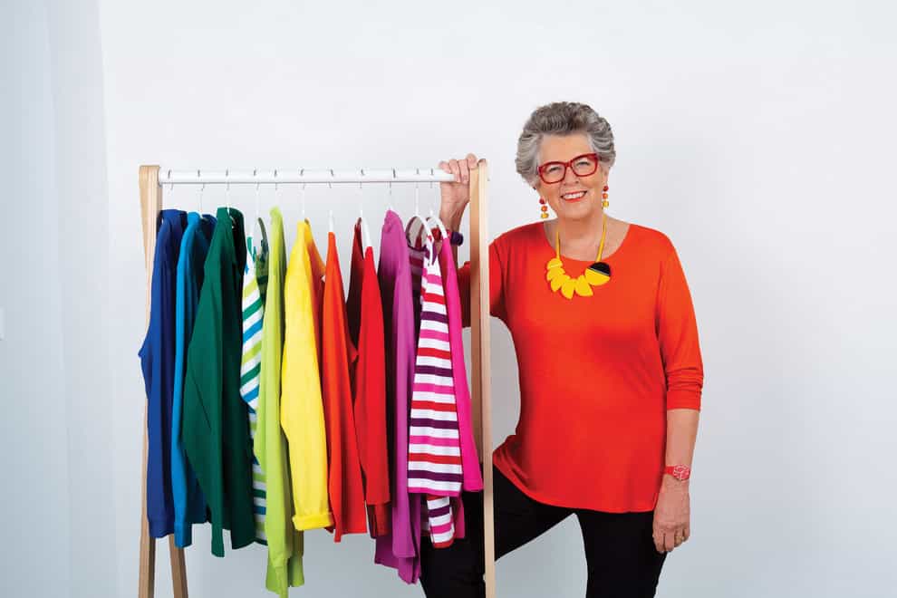 TV favourite Prue Leith has collaborated on her first clothing collection (Kettlewell Colours/PA)