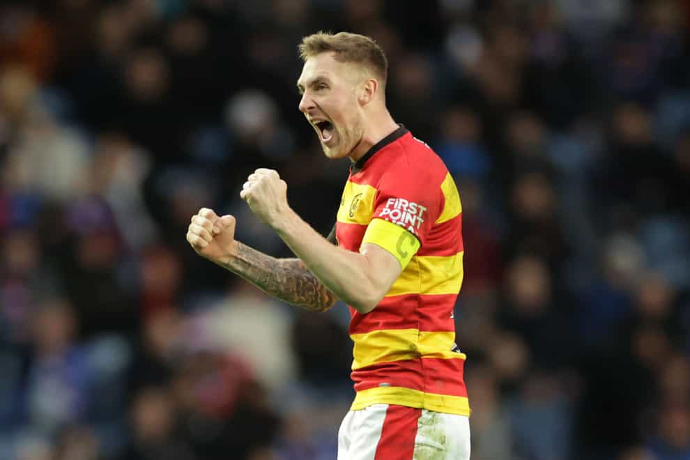 Partick Thistle’s Kevin Holt scored twice in the 4-0 win over cinch Championship leaders Queen’s Park (Steve Welsh/PA)