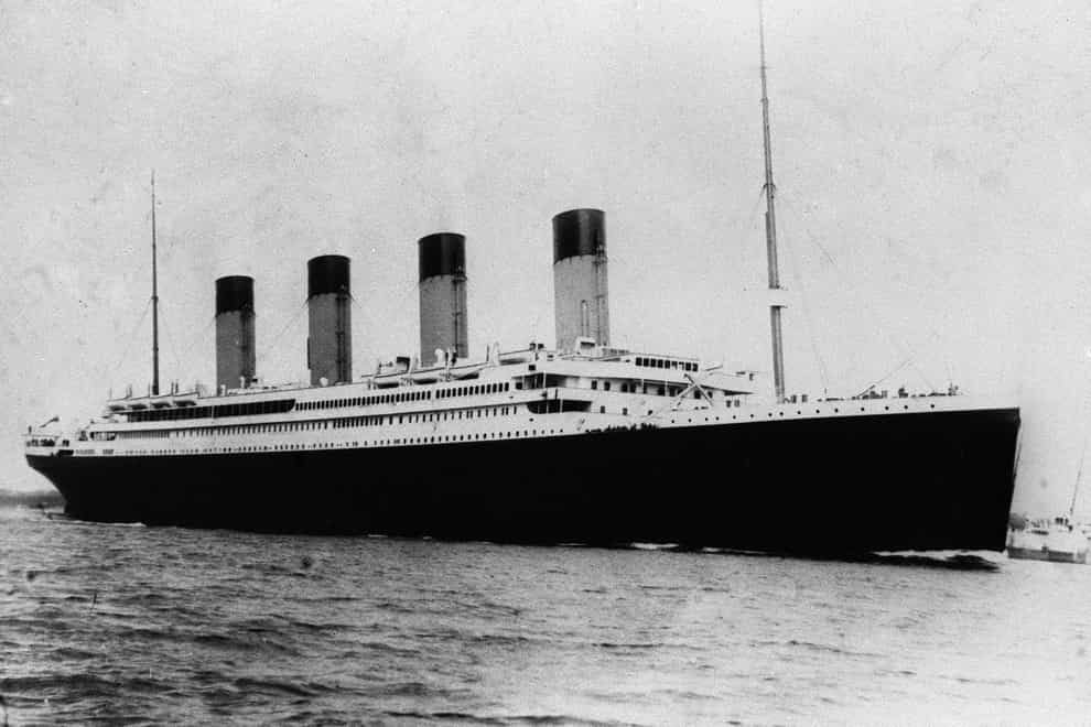 <p>The Titanic sank after hitting an iceberg (PA)</p>
