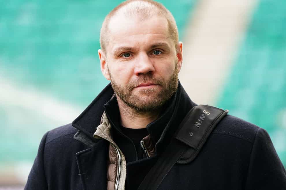 Robbie Neilson addressed his sacking as Hearts manager (Jane Barlow/PA)