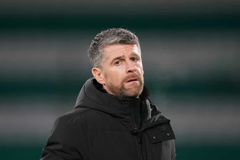 Stephen Robinson is focused on the top six (Andrew Milligan/PA)