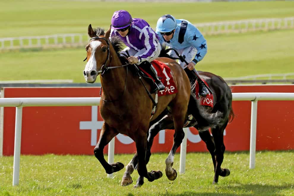 Point Lonsdale ridden by Wayne Lordan wins The SP Or Better Guaranteed With Tote Alleged Stakes at Curragh Racecourse (Donall Farmer/PA)