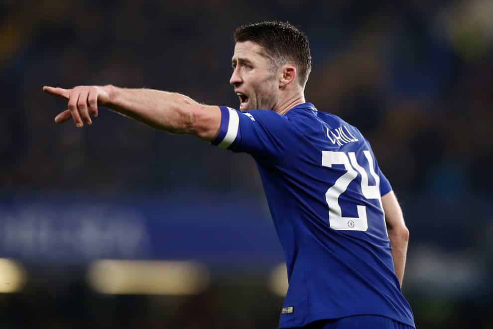 Gary Cahill has warned Chelsea players ahead of the Champions League quarter-final second leg against Real Madrid (PA/John Walton)