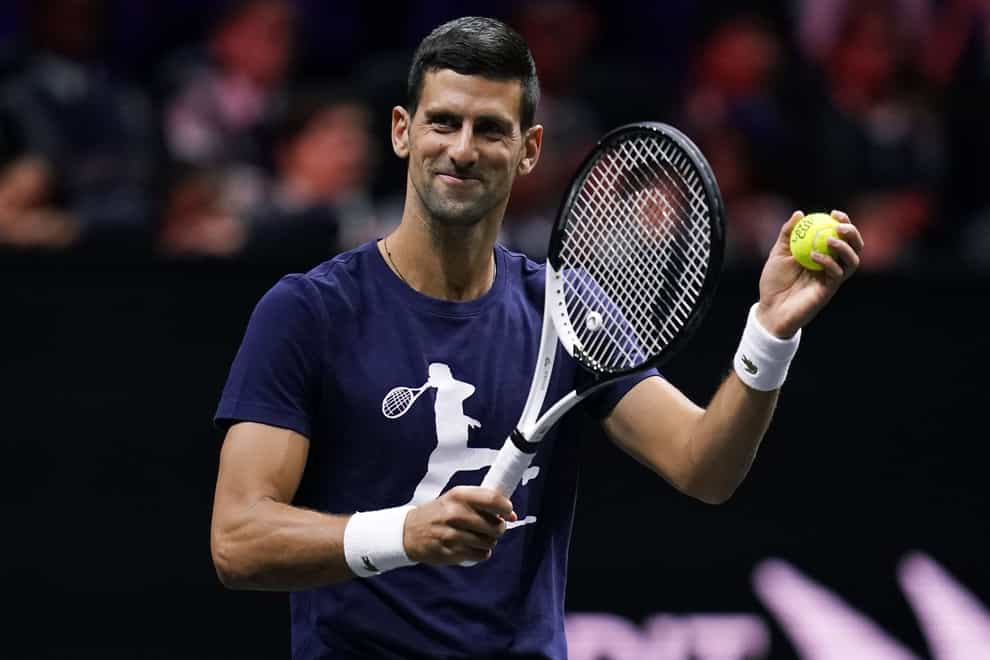 Novak Djokovic is troubled by an elbow problem (John Walton/PA)