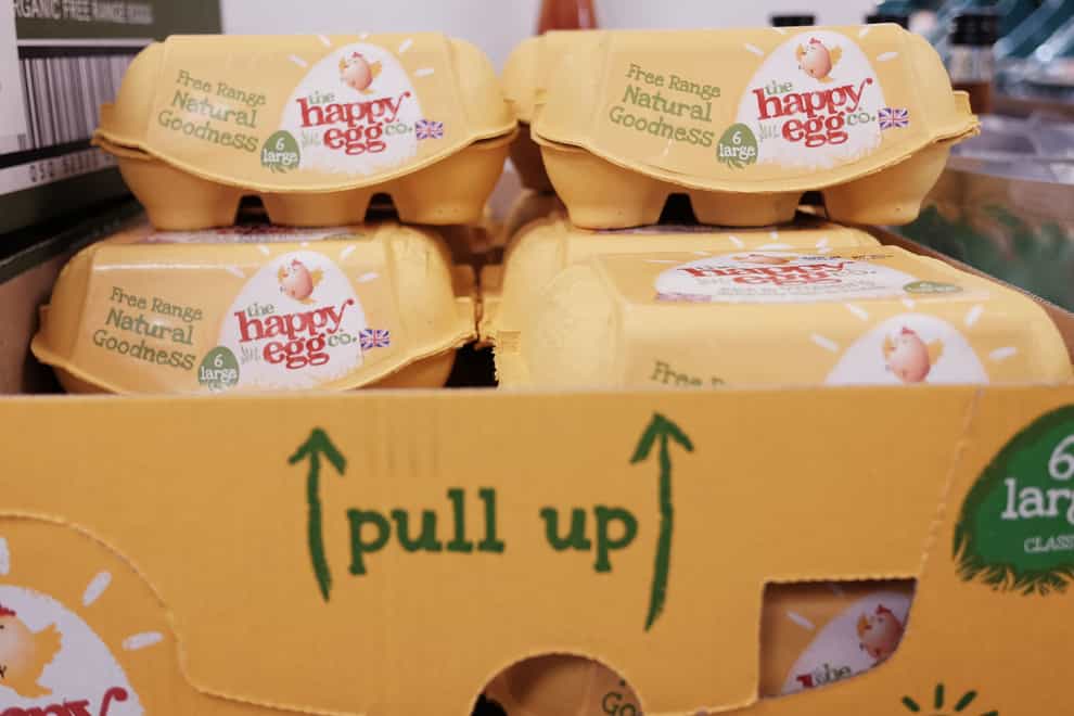 Free-range eggs will return to supermarket shelves in the coming days as restrictions preventing the spread of bird flu have started to lift (Yui Mok/PA)