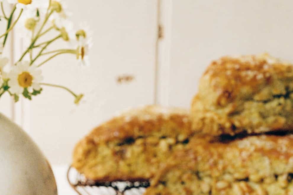 Basil, Parmesan and pine nut scones from Love Is A Pink Cake (Pia Riverola/PA)