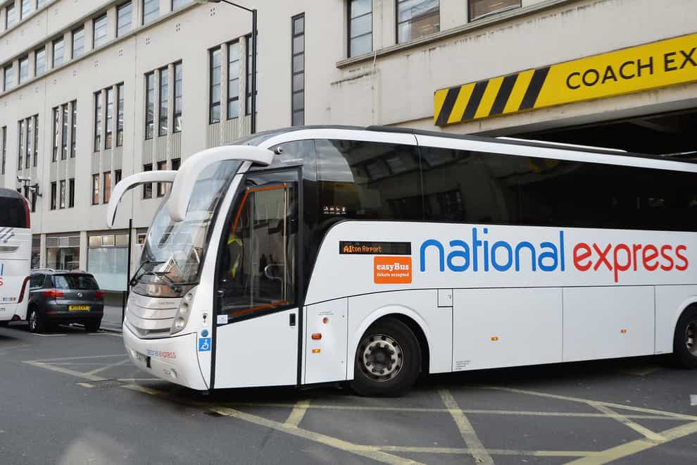 Coach firm National Express has announced plans for 15 new routes across the UK and said it is adding 130 new vehicles to its fleet (John Stillwell/PA)