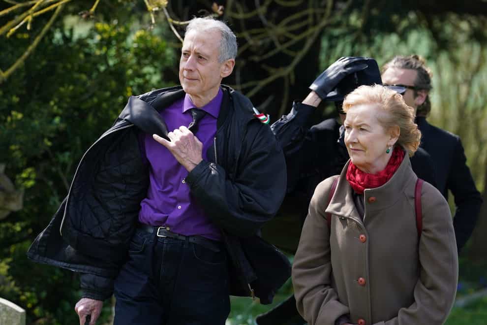 Celebrity friends of Paul O’Grady have begun to arrive at a church in Kent for the TV star’s funeral (Gareth Fuller/PA)