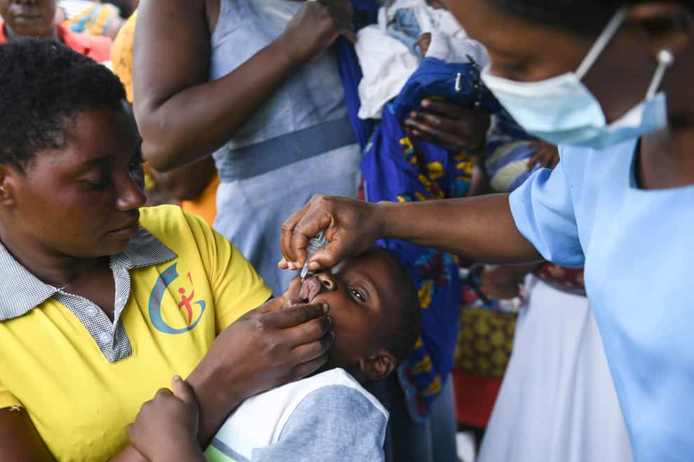 A new report from Unicef says nearly 13 million children missed one or more vaccinations in Africa between 2019 and 2021 because of the disruptive impact of the Covid-19 pandemic (AP Photo/Thoko Chikondi/File)