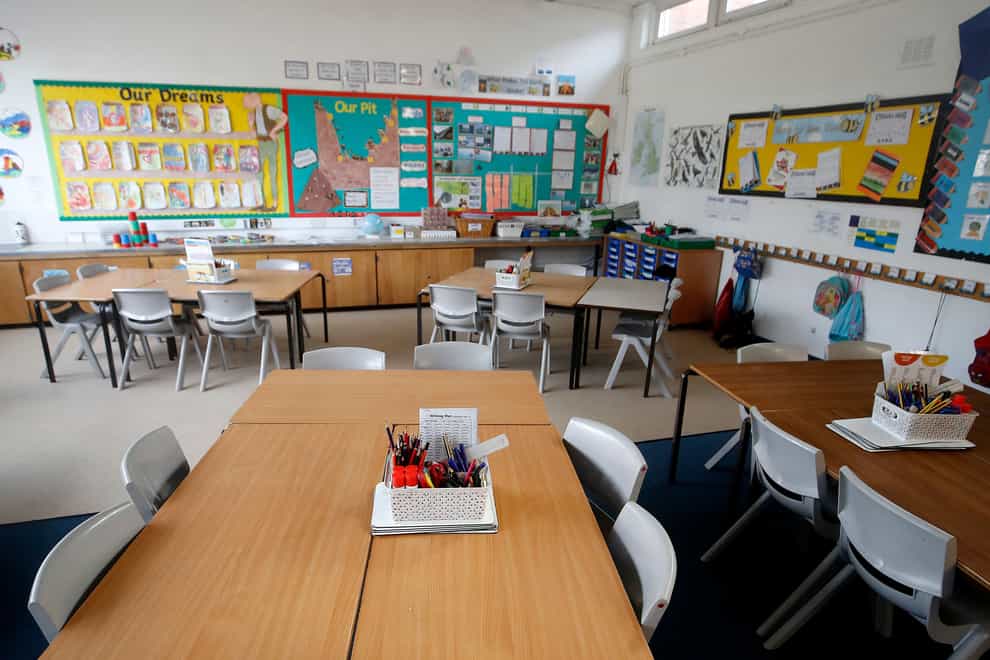 An empty classroom (PA)