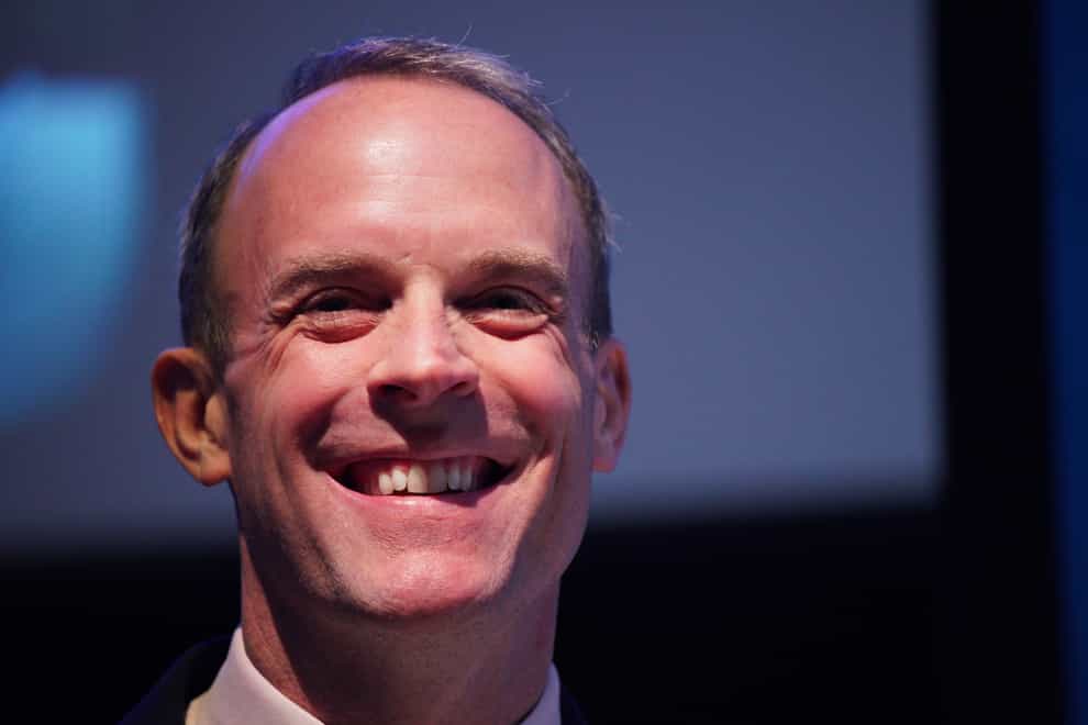 Dominic Raab criticised a ‘number of improprieties’ during the inquiry (Peter Byrne/PA)