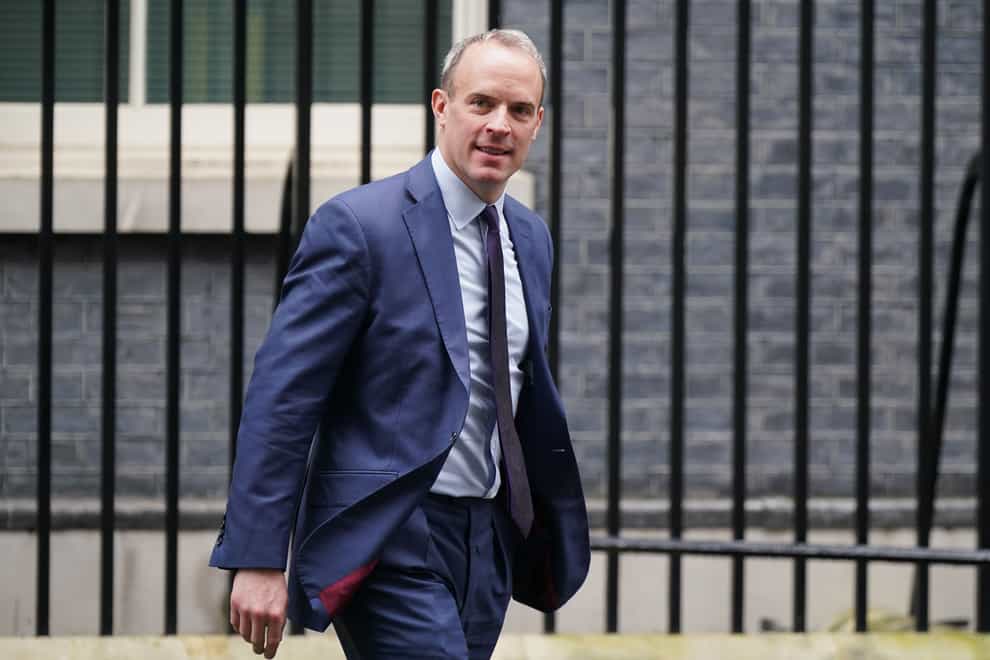 Dominic Raab resigned as deputy prime minister and justice secretary after an investigation into allegations he bullied civil servants. (Yui Mok/PA)