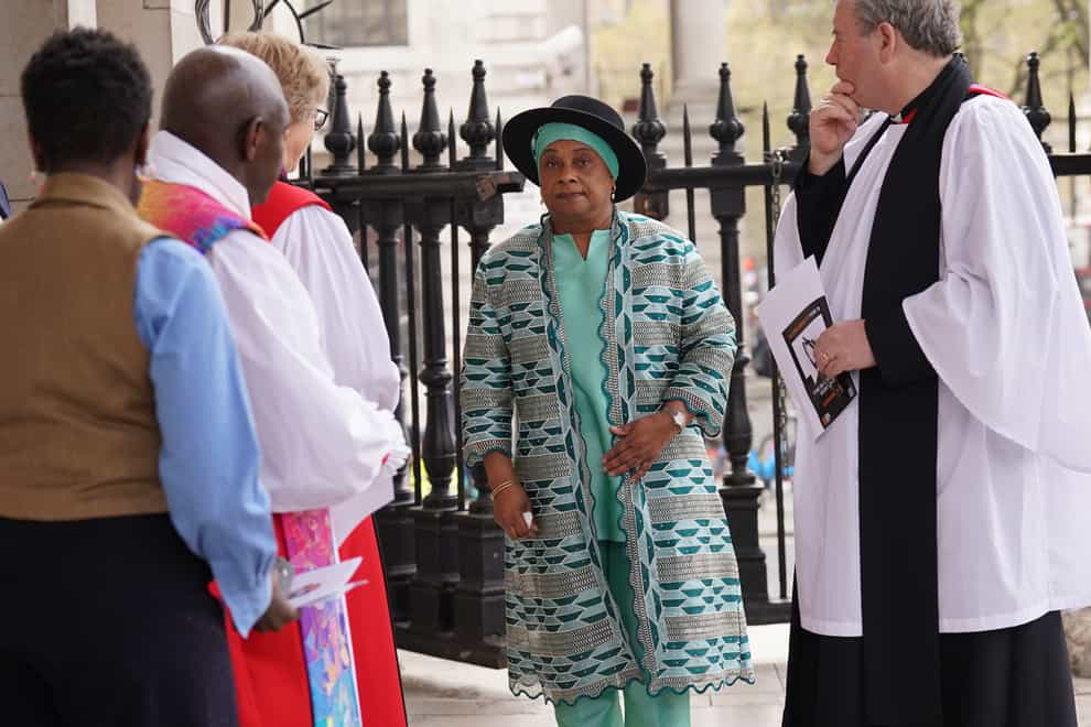 Baroness Doreen Lawrence attends a memorial service at St Martin-in-the-Fields in Trafalgar Square, London to commemorate the 30th anniversary of the murder of her son Stephen (Stefan Rousseau/PA)