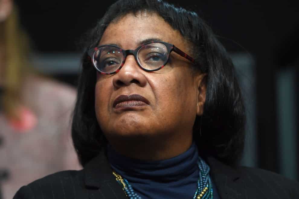 Diane Abbott had the Labour whip suspended (Joe Giddens/PA)