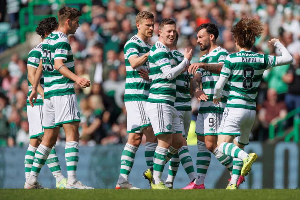 Celtic have discovered a possible title-winning date (Steve Welsh/PA)