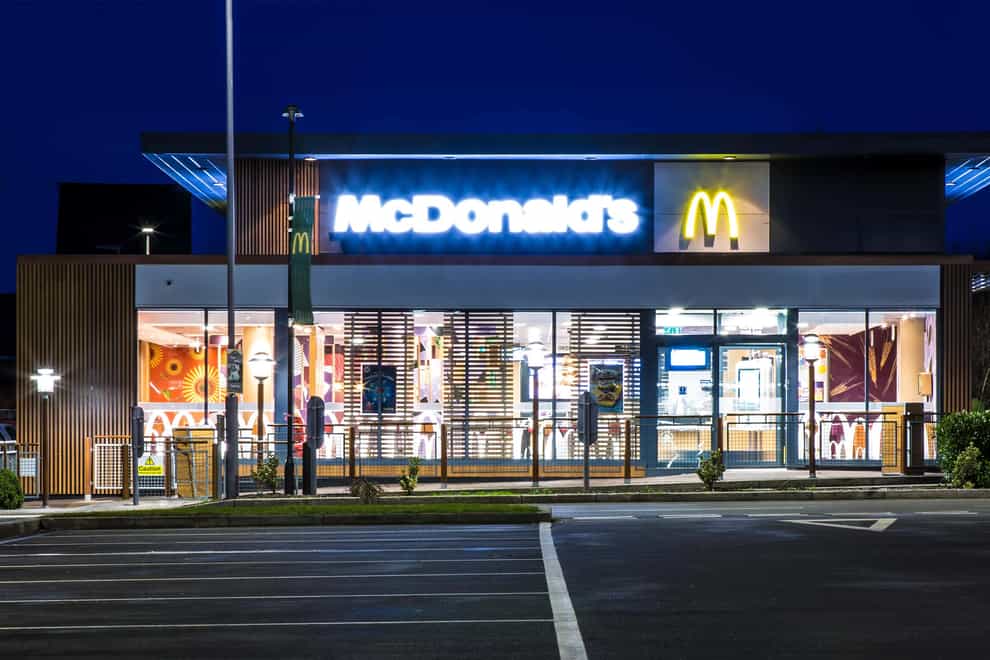 McDonald’s has reported higher-than-expected sales in the first quarter as restaurant traffic grew despite higher prices (Urbanbuzz/Alamy/PA)